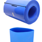 Tubo aislante eléctrico termocontractil 100mm PVC Azul | Aislante eléctrico para baterías de litio | Aislante encogible al calor