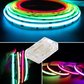 Conector transparente para tira LED COB 8mm | Cople empalme para Tira LED 3 pines COB