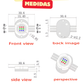 Chip LED de potencia 10W RGB 6 pines | Pastilla LED RGB
