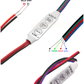 Dimmer destellador para tira de LED RGB | Control manual regulador 4 cables RGB 5 a 24V DC