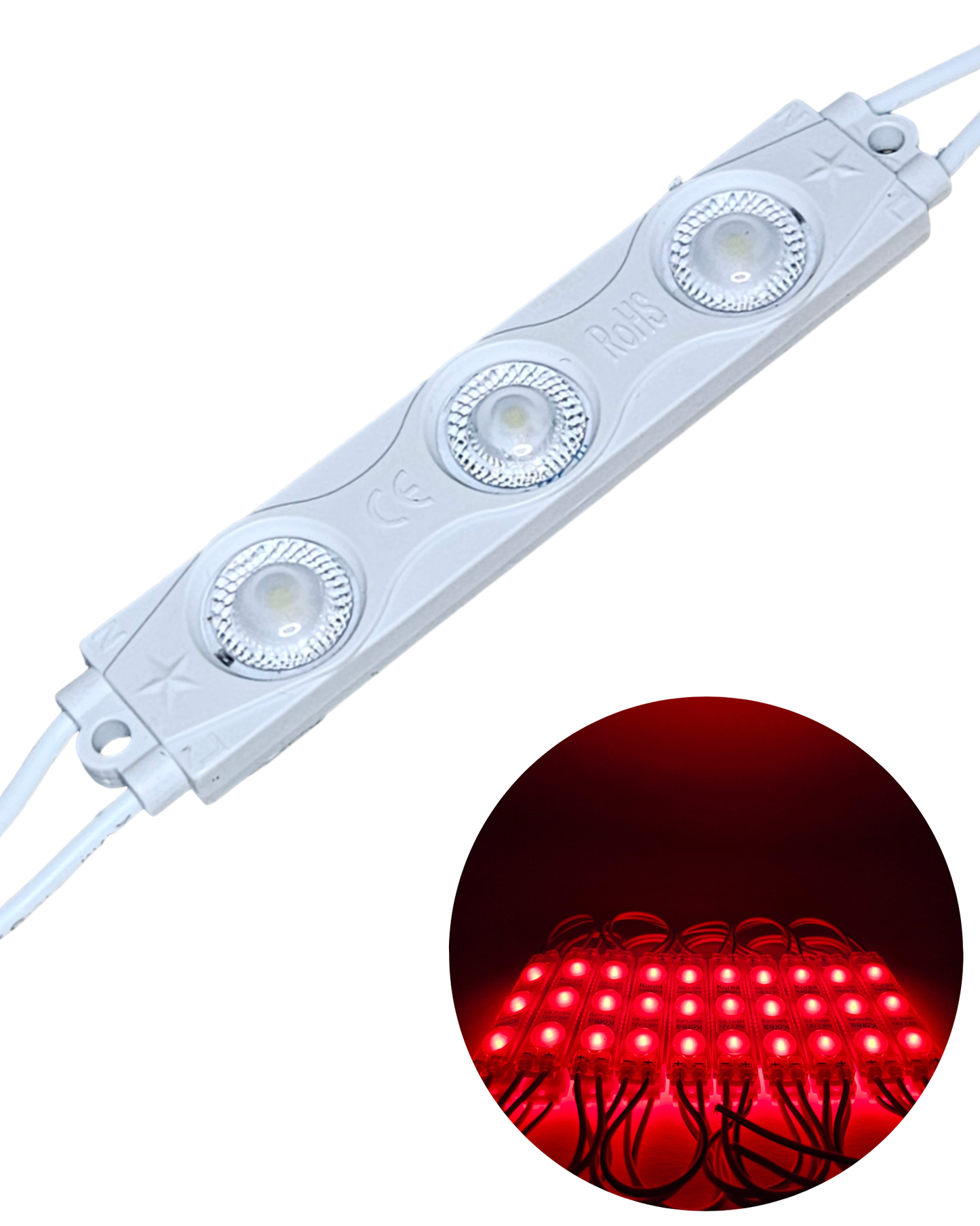 Modulo LED Blacklight 110V AC | Modulo LED de uso general 127VAC sin fuente