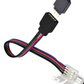 Cople tira LED RGB | Conector RGB 4 pines a grapa
