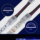 Conector transparente para Tira LED RGB 8mm | Cople empalme sin soldar para Tira de LED RGB 5050