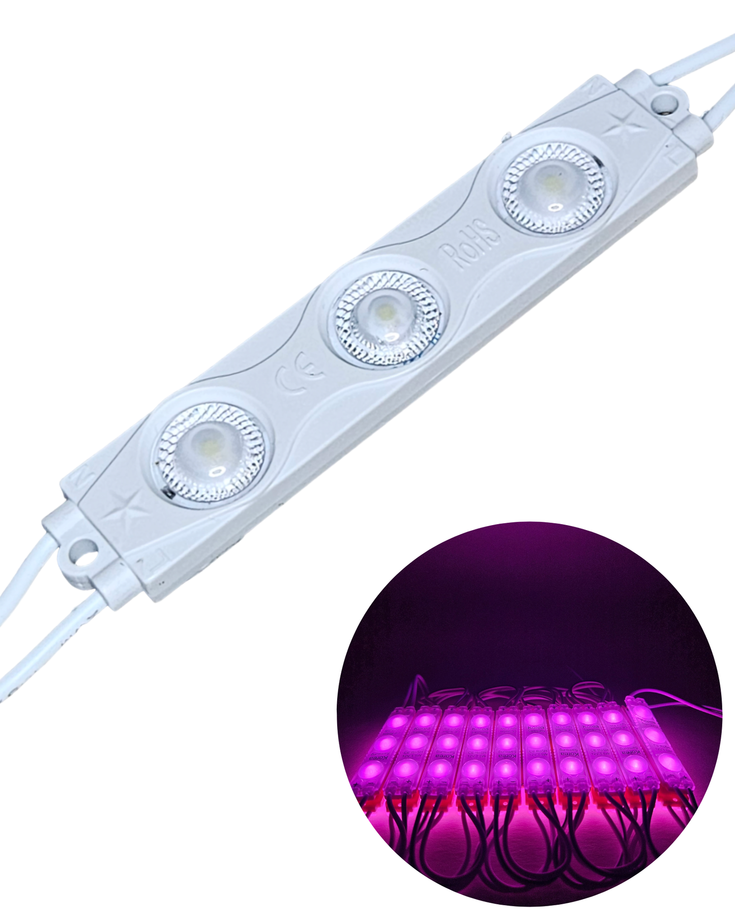 Modulo LED Blacklight 110V AC | Modulo LED de uso general 127VAC sin fuente