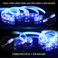 Conector transparente para Tira LED RGB 8mm | Cople empalme sin soldar para Tira de LED RGB 5050