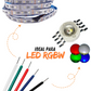 Cable para tira LED 5 hilos calibre 26AWG | Cable de 5 vías para tira LED RGBW