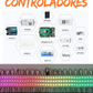 Modulo LED Pixel programable 12V SMD 5050 IP65 | Modulo 3 focos WS2811 | Tira 20 módulos con conectores JST