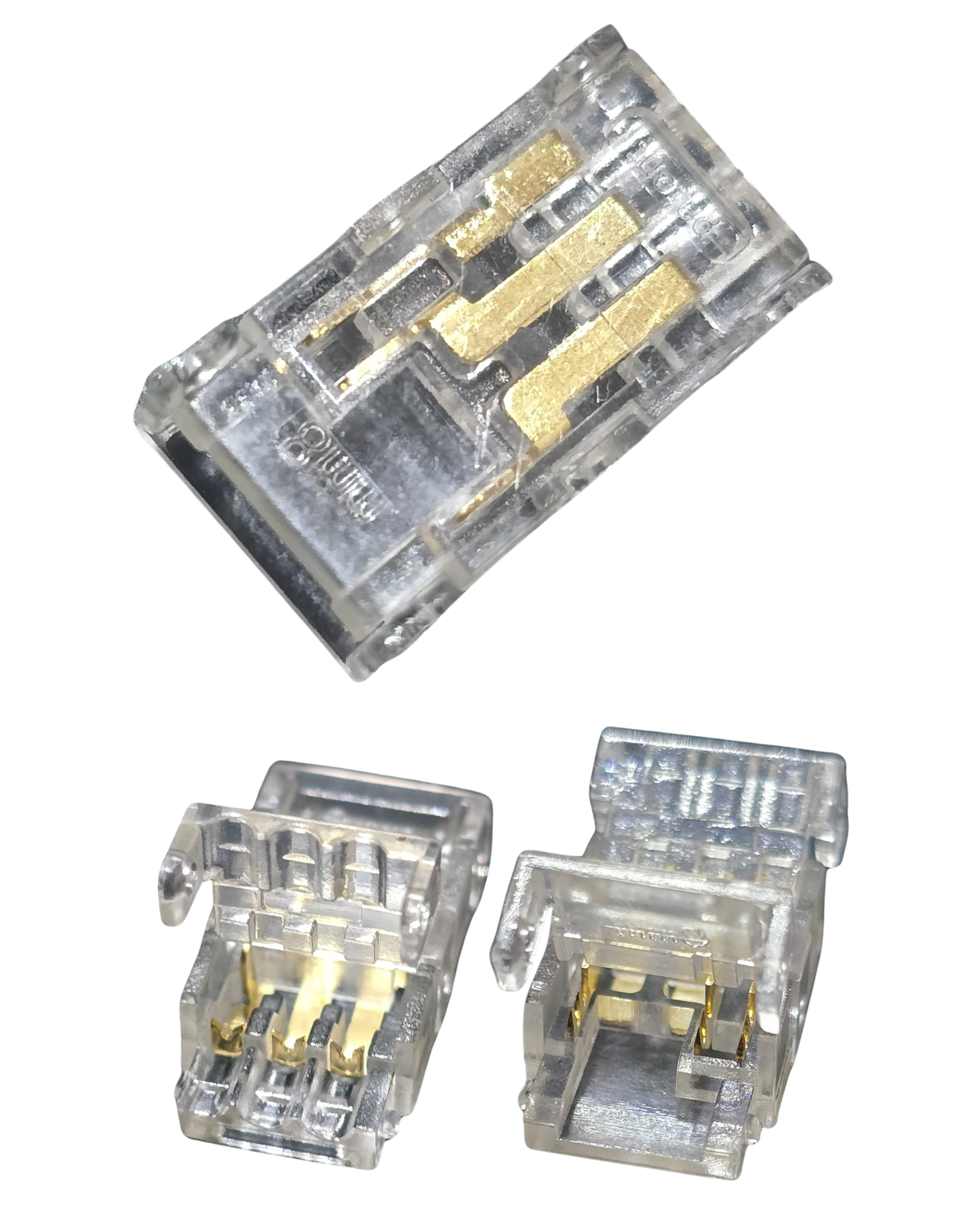 Conector rápido para Pixel LED 8mm | Conector para no soldar Tira LED 3 pines WS2812B
