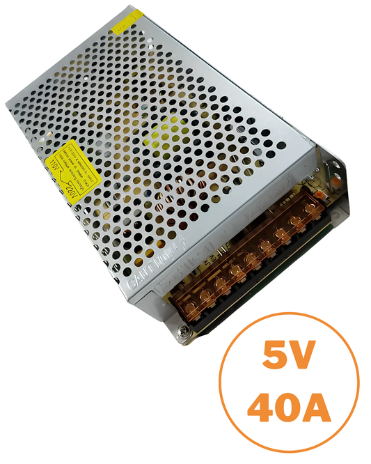 Fuente conmutada 200W 5V 40A | Fuente de alimentación 110 VAC - 220 VAC