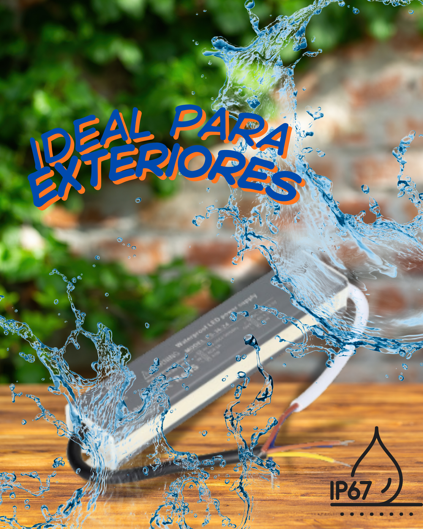 Fuente conmutada para exterior IP67 60W 110 VAC - 220 VAC | Fuente de alimentación impermeable 12V 5A