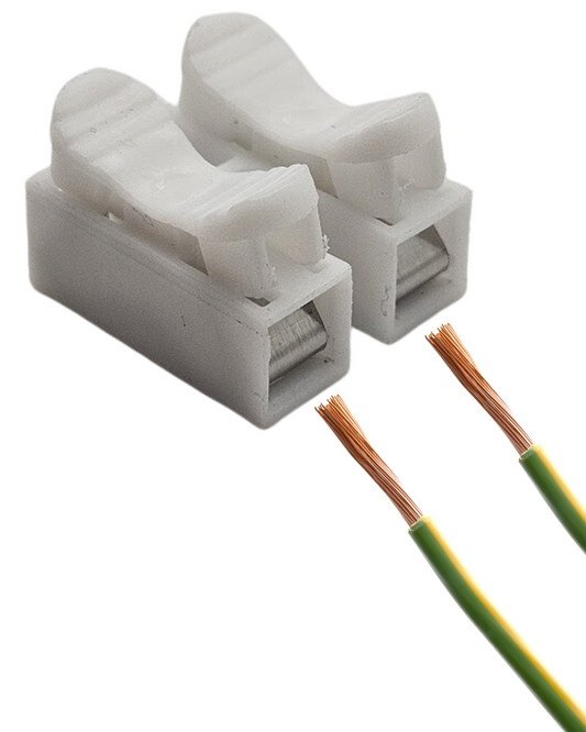 Conector rápido de empalme para tira LED | Clema de 2 terminales para conexión electrica