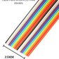Cable plano arcoíris 20 vías 28AWG | Cable Ribbon multicolor Pitch estándar 20 hilos