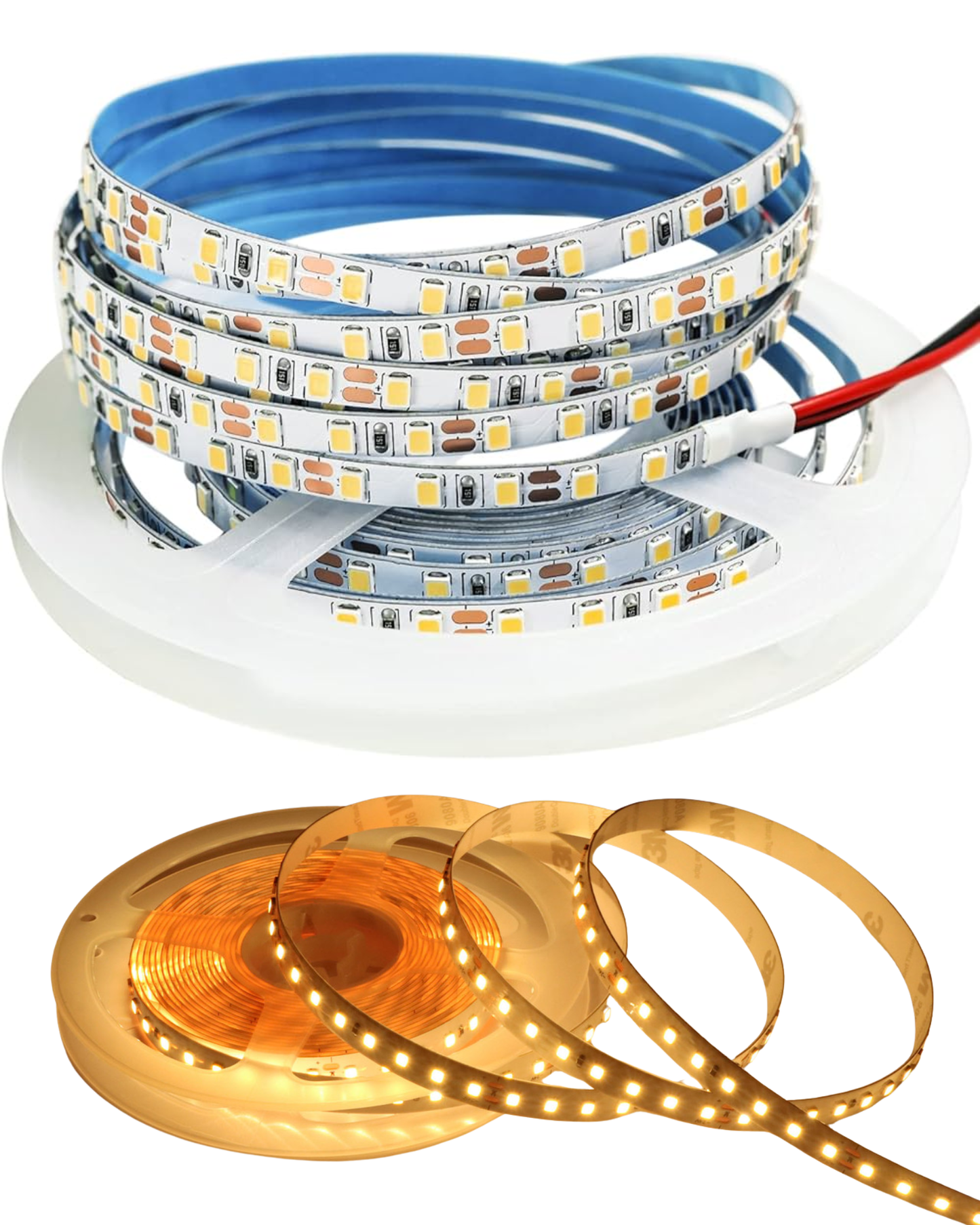 Tira LED para interior sin silicón | Rollo 10 metros LED 2835 120 LEDS por metro | Iluminación IP20