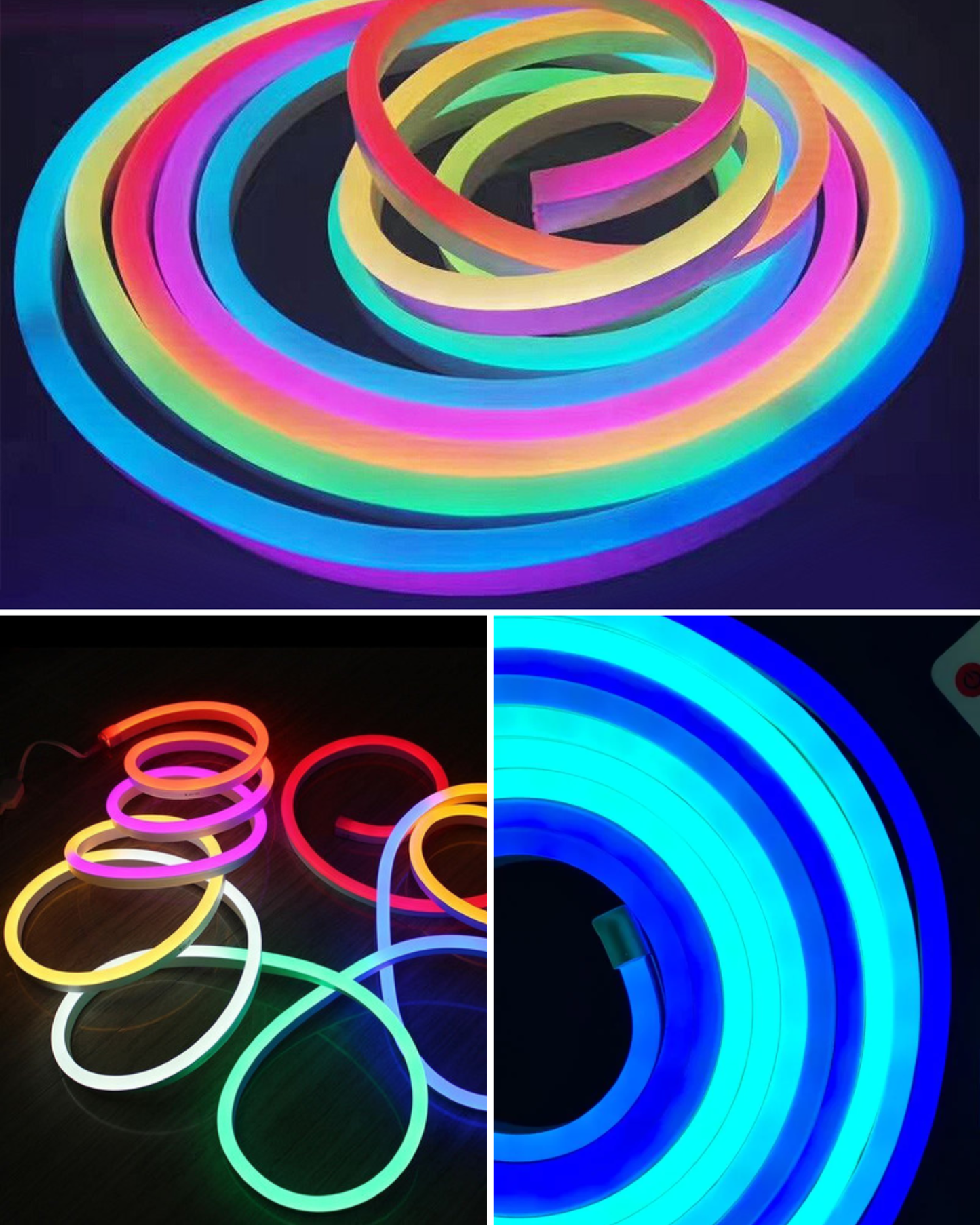 Tira de LED Inteligente Neonflex USB 5V | Tira Neón mágica 5 metros | Control por Bluetooth con App de celular