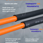 Tubo aislante eléctrico termocontractil 2" con pegamento | Manguera termocontraible con adhesivo | Aislante eléctrico encogible al calor con capa de adhesivo dielectrico