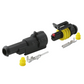 Conector eléctrico impermeable HID | Arnes electrico a prueba de agua 1 pin | 2 pines | 3 pines | 4 pines | 5 pines | 6 pines