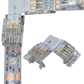 Conector transparente para Pixel LED 8mm | Cople empalme para Tira LED 3 pines WS2812B