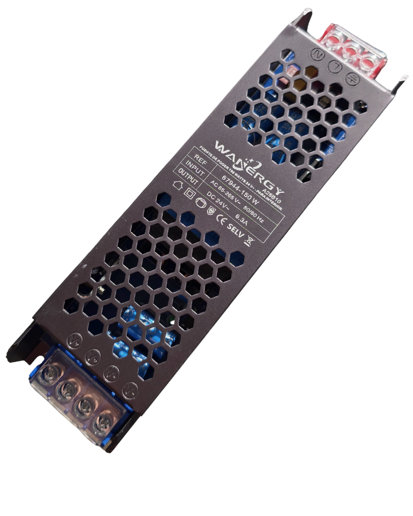 Fuente conmutada 150W 24V 6.25A | Fuente de alimentación 110 VAC - 220 VAC | 67944