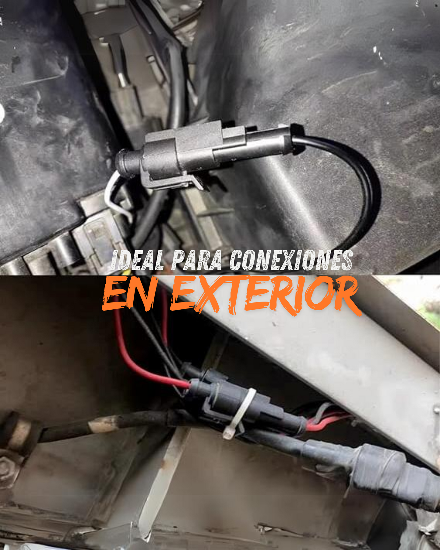 Conector eléctrico impermeable HID | Arnes electrico a prueba de agua 1 pin | 2 pines | 3 pines | 4 pines | 5 pines | 6 pines