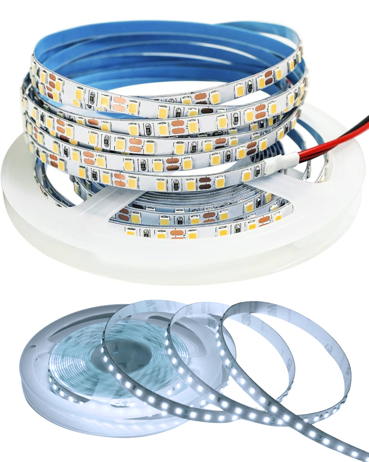 Tira LED para interior sin silicón | Rollo 10 metros LED 2835 120 LEDS por metro | Iluminación IP20