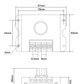 Regulador de luz LED 12V - 24V DC brillo ajustable | Dimmer para tira LED con interruptor de encendido