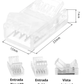 Conector transparente para Tira LED RGB 8mm | Cople empalme sin soldar para Tira de LED RGB 5050