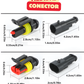 Conector eléctrico impermeable HID | Arnes electrico a prueba de agua 1 pin | 2 pines | 3 pines | 4 pines | 5 pines | 6 pines