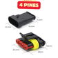Conector eléctrico impermeable HID | Arnes electrico a prueba de agua 1 pin | 2 pines | 3 pines | 4 pines | 5 pines | 6 pines