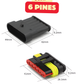 Conector eléctrico impermeable HID | Arnes electrico a prueba de agua 1 pin | 2 pines | 3 pines | 4 pines | 5 pines | 6 pines