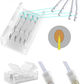 Conector transparente para Tira LED RGB 8mm | Cople empalme sin soldar para Tira de LED RGB 5050