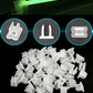 Grapa PVC para tira Neonflex 6x12mm | Grapa para sujetar tira de LED a pared