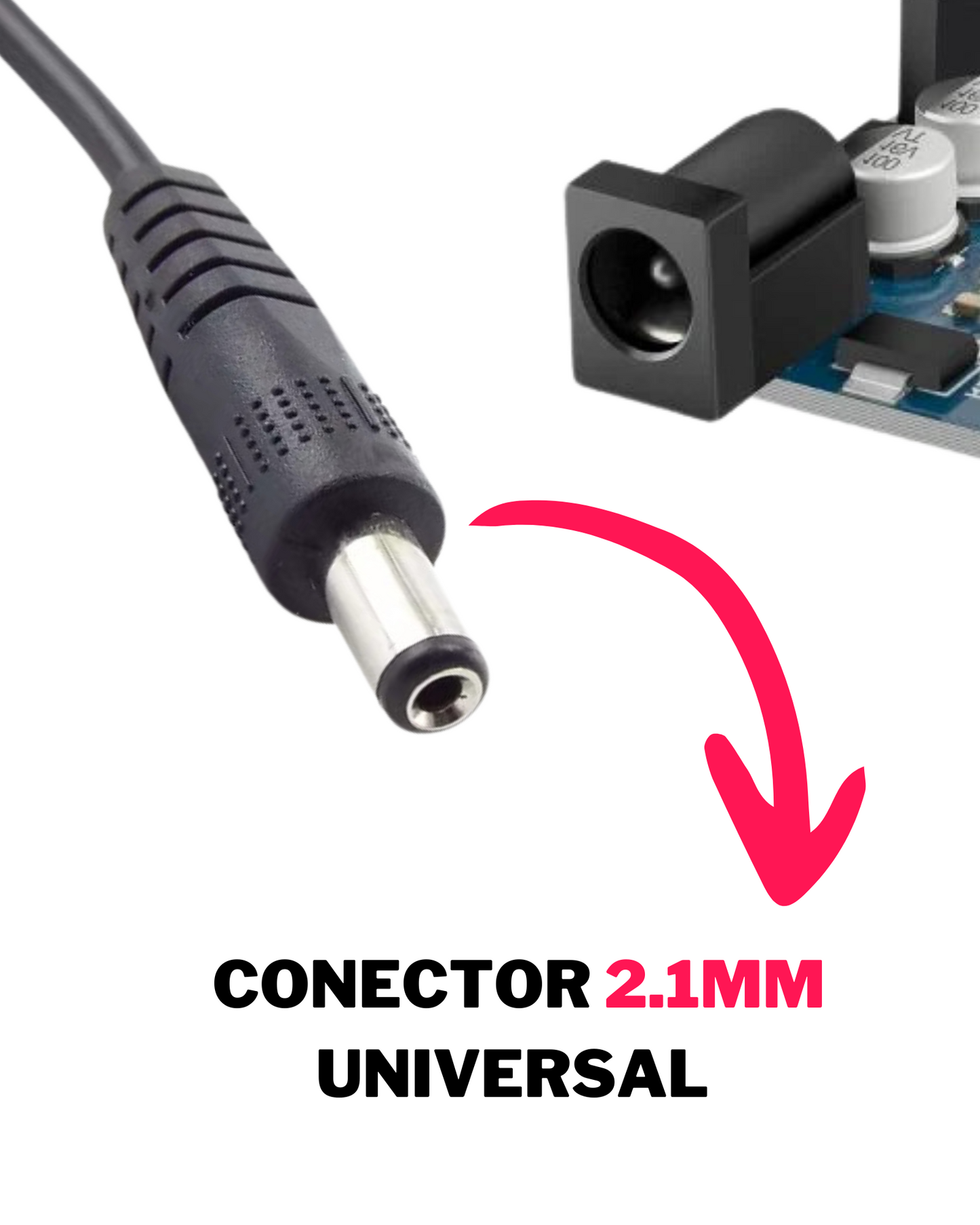 Eliminador de corriente 12v 1a | Fuente de poder para tiras LED