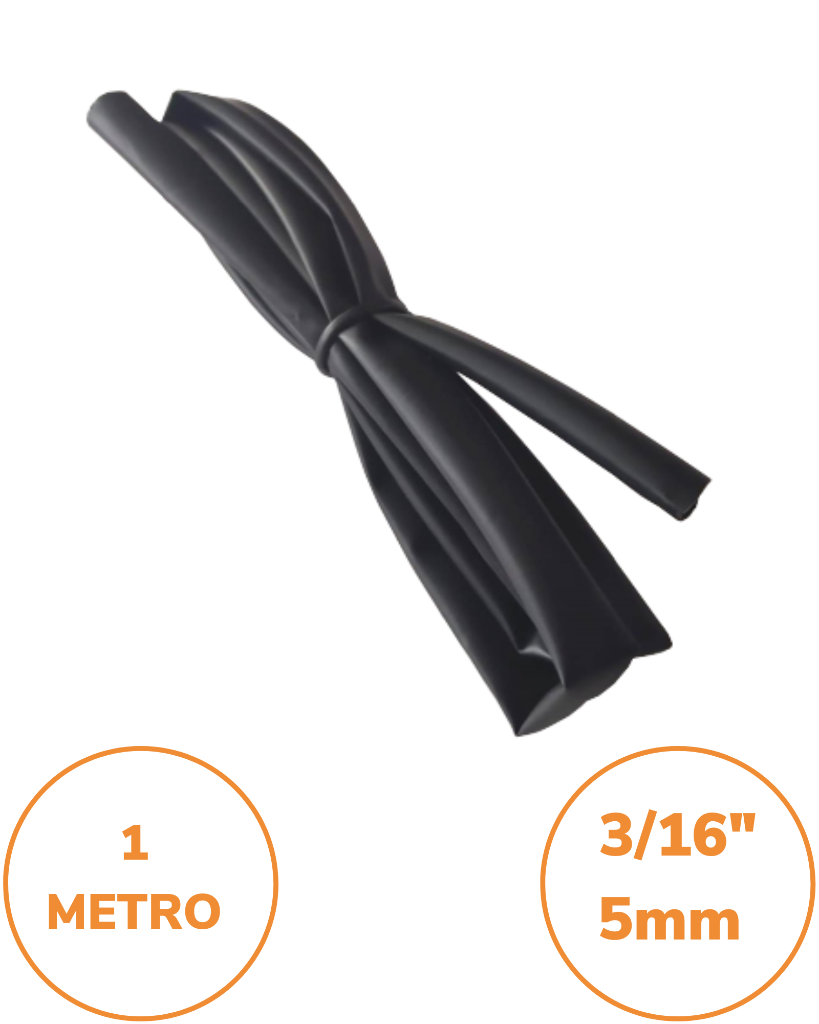 3M™ Tubo Termocontraíble para cable pesado, 1 kV, 400-625 mm2, 25-76 mm de  diámetro sobre la cubierta externa, 1.20 mts de longitud. 20 unidades por  caja