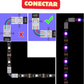 Cople en escuadra para Tira LED RGB 5050 | Conector rápido en L 10mm con cable