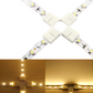 Cople X tira de LED de un solo color 5050 | Unión tipo X T L | Empalme tira de LED