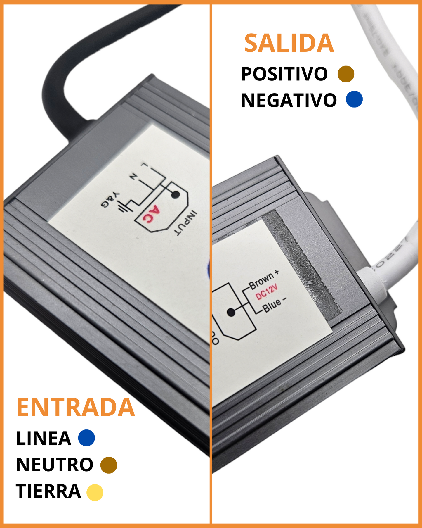 Fuente conmutada para exterior IP67 150W 110 VAC - 220 VAC | Fuente de alimentación impermeable 12V 12.5A