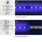 Conector transparente para Tira LED RGB 8mm | Cople empalme sin soldar para Tira de LED RGB 5050