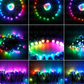 Foco Pixel LED RGB WS2811B 12mm | Tira 50 focos tipo bala 5V programables Neopixel Impermeable IP65