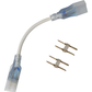 Conector con cable para Manguera LED 7mm | Cople empalme con cable para Manguera LED Neonflex