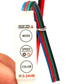 Dimmer destellador para tira de LED RGB | Control manual regulador 4 cables RGB 5 a 24V DC