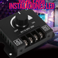 Regulador de luz LED 12V - 24V DC brillo ajustable | Dimmer para tira LED con interruptor de encendido