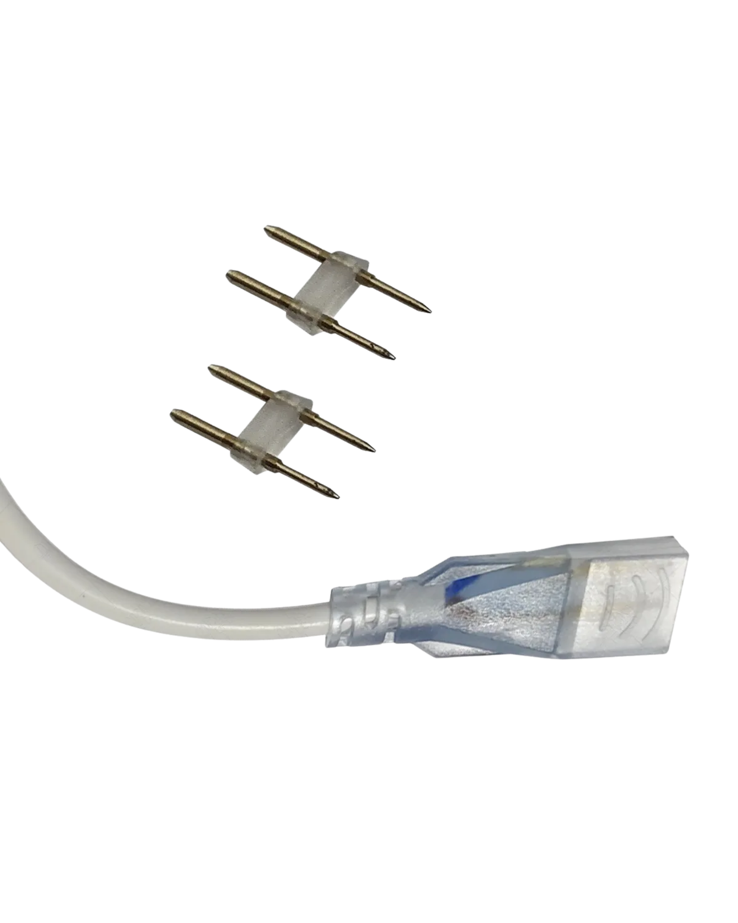 Conector con cable para Manguera LED 7mm | Cople empalme con cable para Manguera LED Neonflex