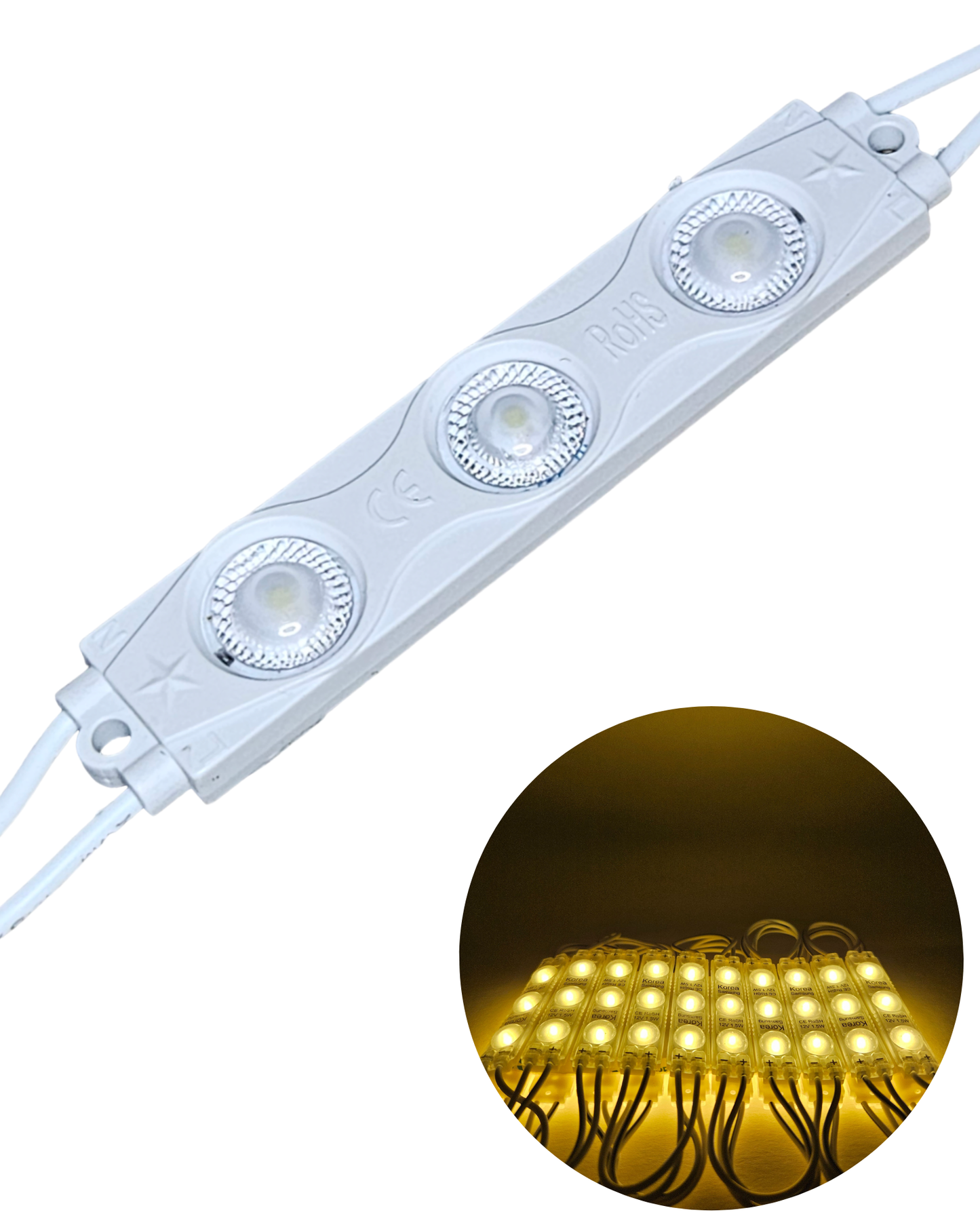 Modulo LED Blacklight 110V AC | Modulo LED de uso general 127VAC sin fuente