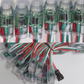 Foco Pixel LED RGB WS2811B 12mm | Tira 50 focos tipo bala 5V programables Neopixel Impermeable IP65