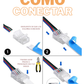 Conector transparente para Tira LED RGB 8mm | Cople empalme sin soldar para Tira de LED RGB 5050