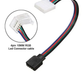 Cople tira LED RGB | Conector RGB 4 pines a grapa
