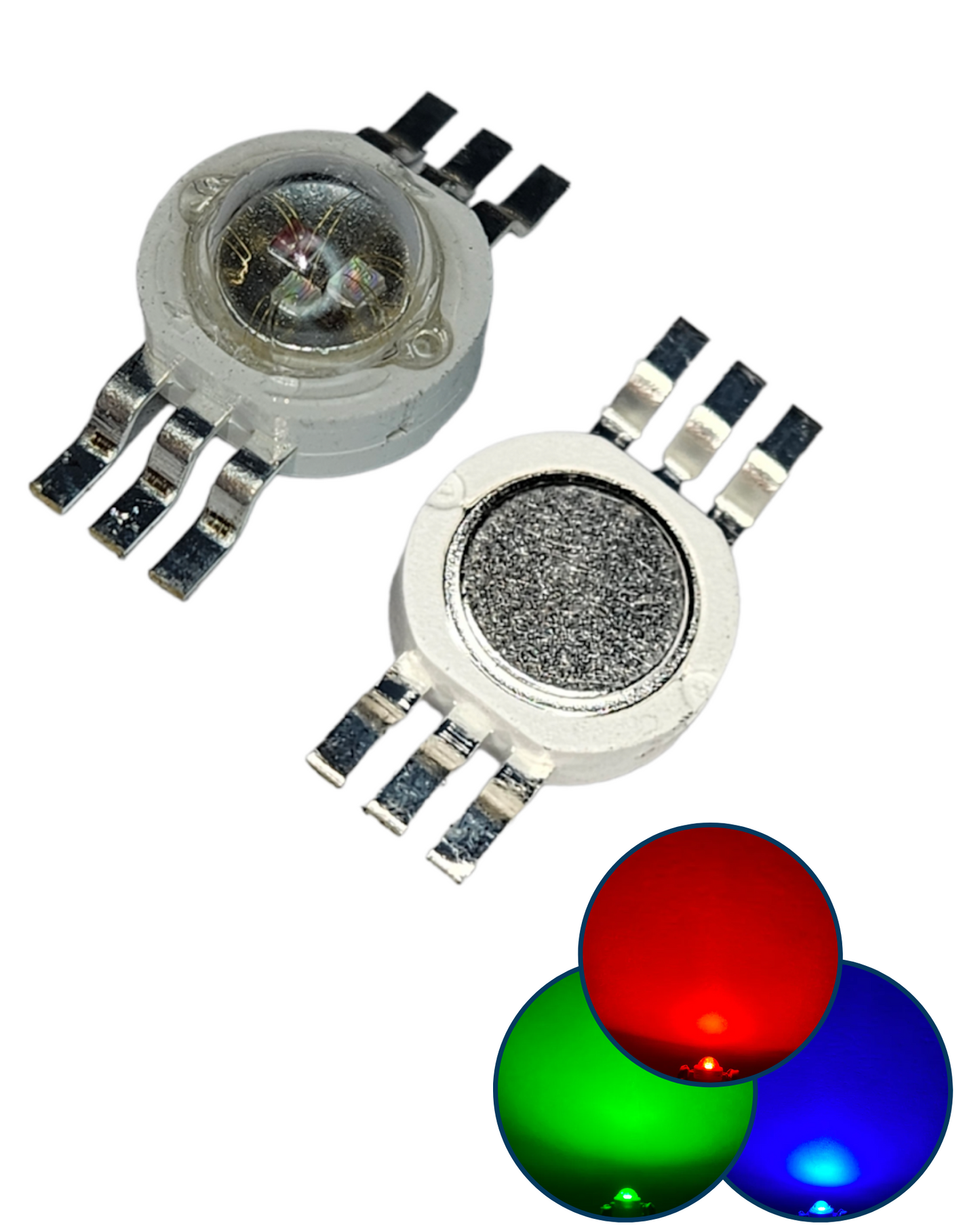 Chip LED de potencia 3W RGB 6 pines | Pastilla LED RGB