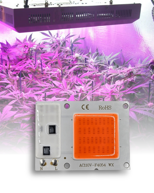 Chip LED para Cultivo de plantas 10W 4054 110V | Full spectrum | Espectro completo para invernadero