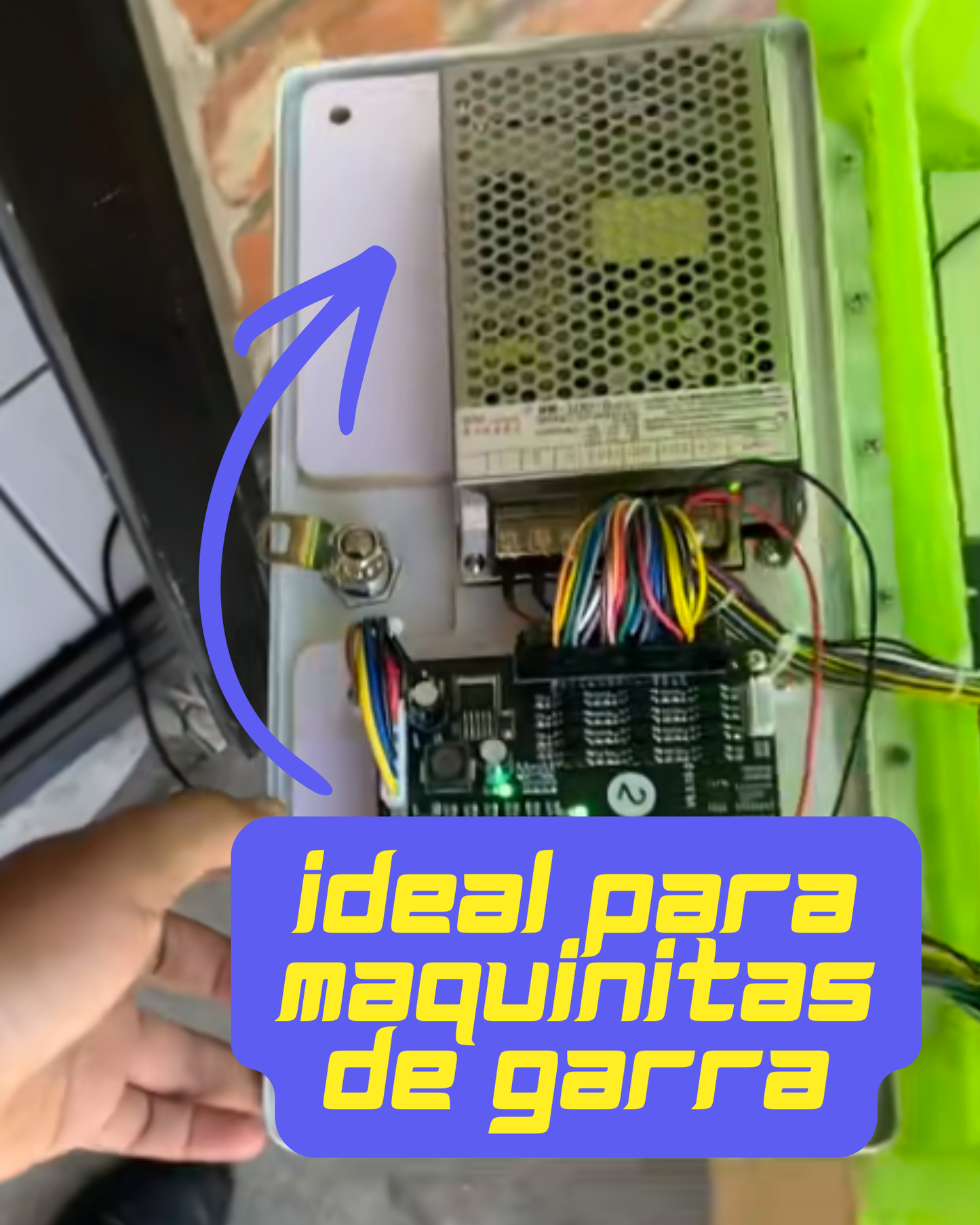 Fuente conmutada combinada +5V / +12V / +24V | Fuente de alimentación 110 VAC - 220 VA | Ideal para maquinitas de garra tragamonedas