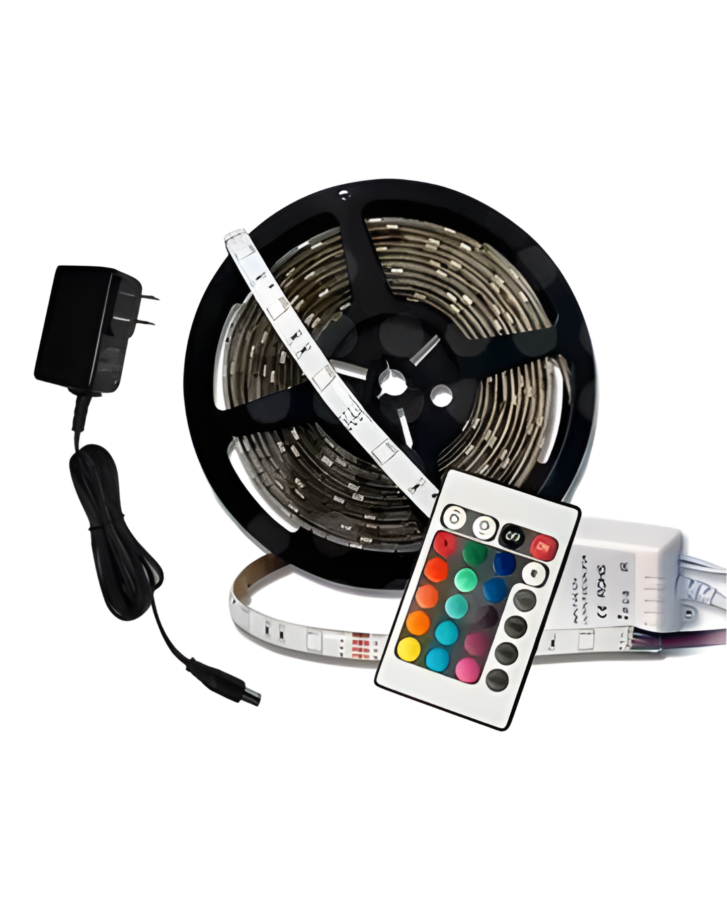 Tira LED RGB Multicolor 5050 | Cambio de colores | Rollo 5 metros | Incluye fuente y controlador